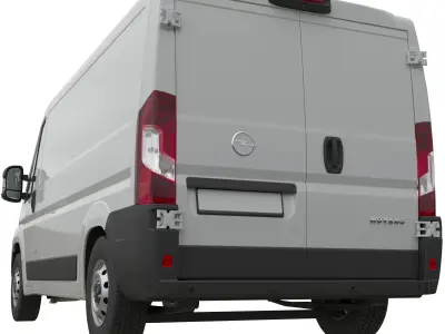 2024 Opel Movano  L2H1 Detailed interior 3D model
