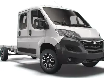 Vauxhall Movano Chassis Truck Crew Cab 4035 WB 2022 3D model