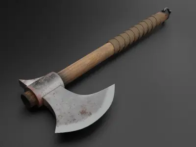 Battle Axe 3D model purchase