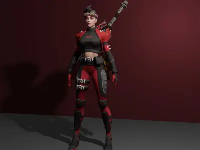 Rikka  3D model