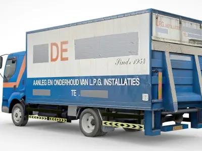 Renault Midlum 180 EURO 2005 Low-poly 3D model