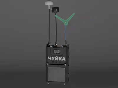 Chuika FPV Drone Video Signal Detector Game Ready Low-poly 3D model