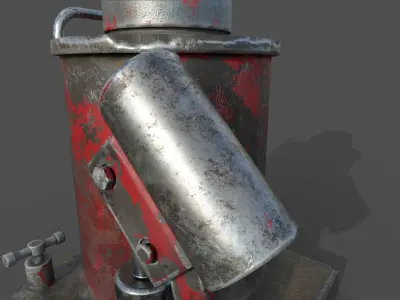 Vehicle  Jack Low-poly 3D model