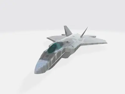 Aeroplane 3d Low-poly 3D model