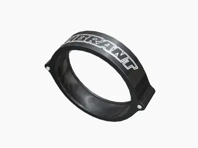 Vibrant HD V-Band clamp Low-poly 3D model