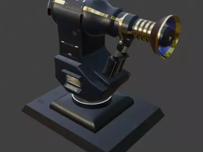 TD Tower 005L Low-poly 3D model