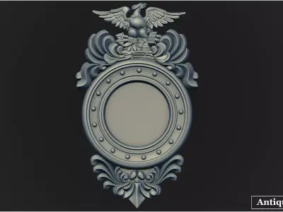 Antique Mirror 3D model get