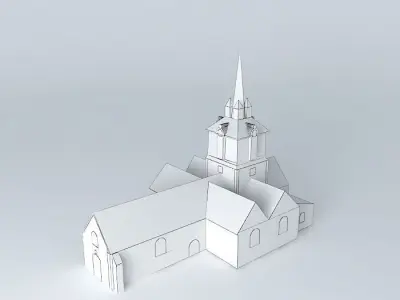 St. Martin's Church Arzal Free 3D model