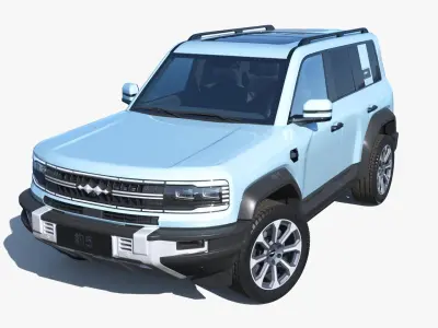 2023 BYD Formula Leopard5 Flagship Edition Low-poly 3D model