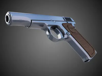 Remington Model 51 Hi-Res 3D model