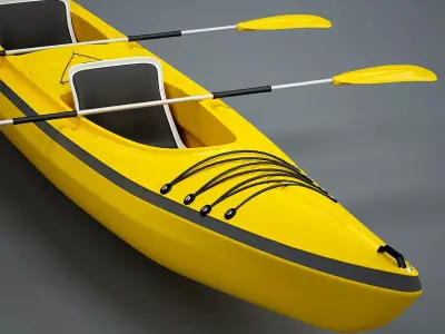 Recreational Kayak II 3D model