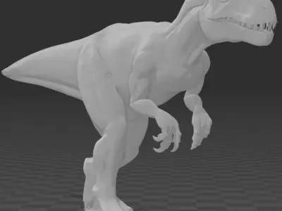 Allosaurus t - rex 3D print model