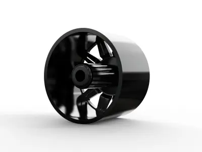 corleone front gravido dually wheel  3D print model