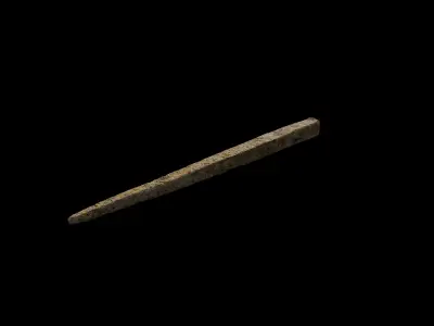 Anydrafts Chisel 01 Low-poly 3D model