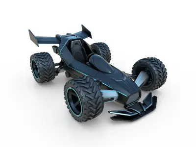 Off road Go Kart 3D model get