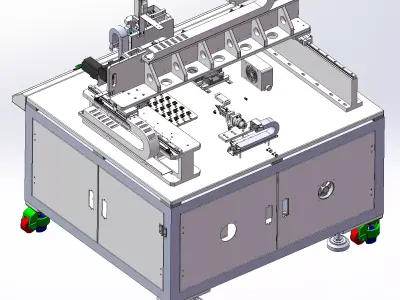 Mobile Phone Fingerprint Module Assembly Equipment  3D model