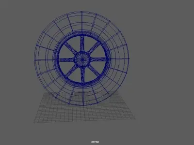 wheel propeller 3D model