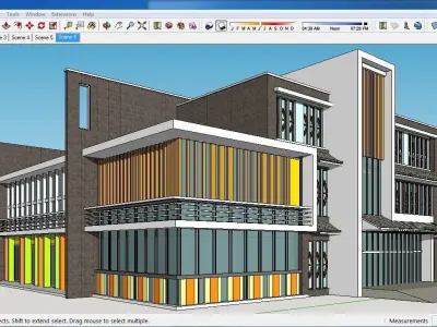 Sketchup Kindergarten A5 3D model