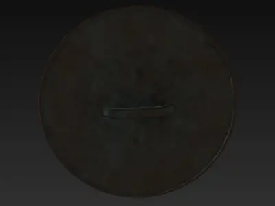 Aegis shield Low-poly 3D model