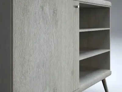 Modern Cabinet Low-poly 3D model