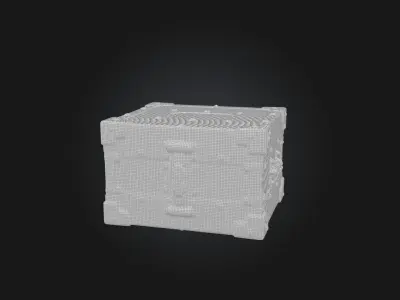 Realistic Lockbox Model Low-poly 3D model