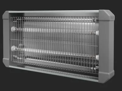 Ultraviolet Sterilization Germicidal UV Hand Lamps  3D model