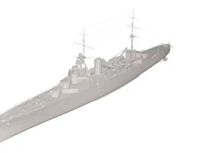 Military Ship 3D model