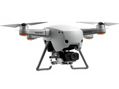 Hovering Reconnaissance Drone Spherical Chassis Model Pack Low-poly 3D model