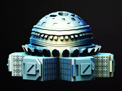 Corevault Prime Scifi 3D Printable STL File 3D print model