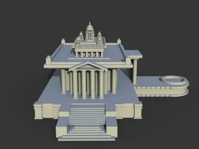 Old Temple 3D model