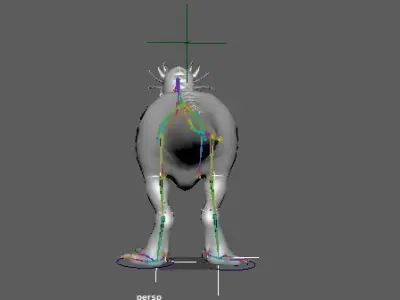 Model 3d dinosaurio maya free Free 3D model