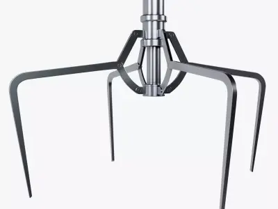 Metal Claw 15 with RIG 3D model