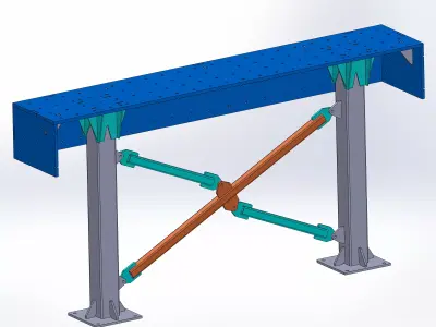 WELDING FIXTURE TABLE 3D model