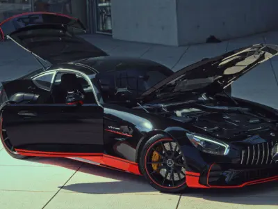Mercedes Benz Amg GTR 2016 Drift Transformers The Last Knight 3D model