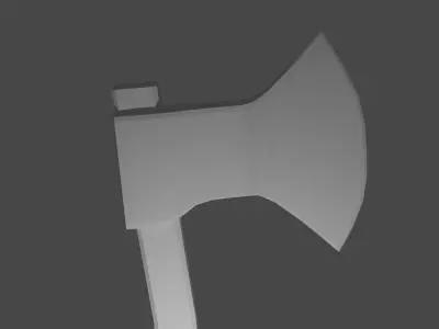 Axe-Low-poly 3D model axe 3D model