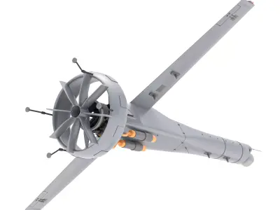 Shield AI MQ-35A Drone 3D model