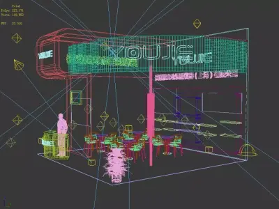 Exhibition - Area -6X6-3DMAX2010-019 3D model
