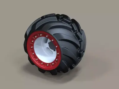Offroad wheel 16 3D model