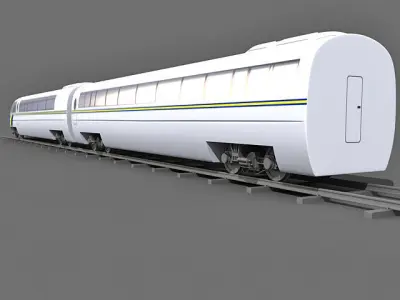 Speed Train 1 3D model