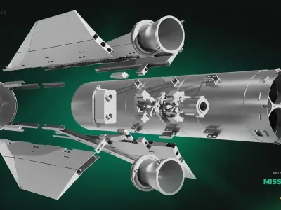 Missile V3 ASM 3D model