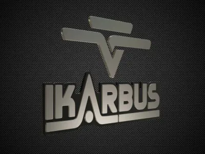 ikarbus logo 3D model