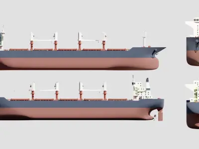 Bulk Ship 3D model