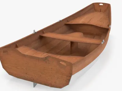 Rowboats Collection 3D model