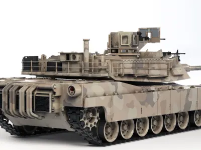 Tank Abrams M1A2 2016 3D model