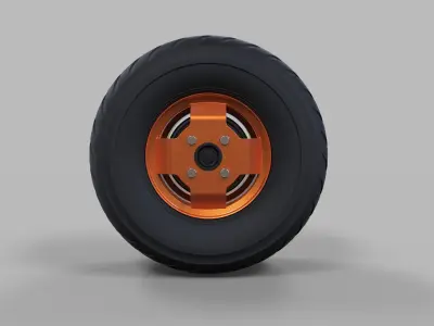 Wheel from Stator electric scooter 3D model