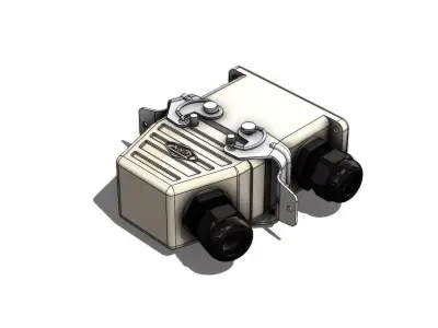 Tomada Industrial Turk TMH 10 Electrical Outlet 3D model