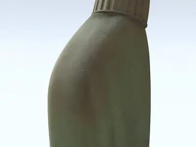 Oiler High Poly olive oil bottle 3D model
