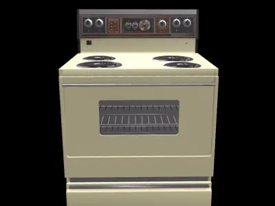 Vintage Stove 3D model