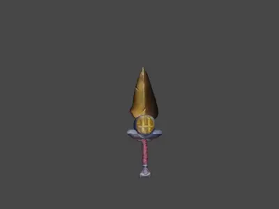 Zeloeman Sword A 50 Low-poly 3D model
