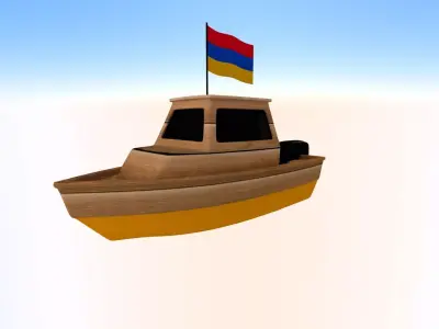 Armenia Fishing Boat 3D model